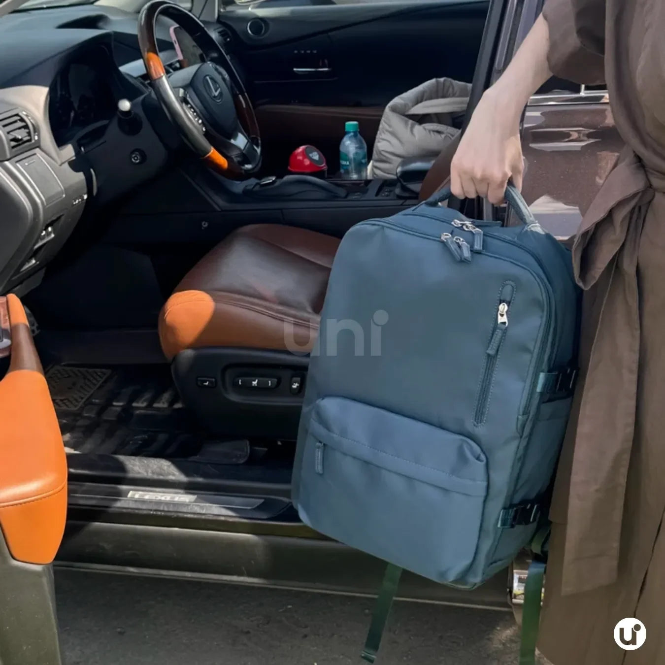 Mochila Expansiva 12 compartimentos - 29L Impermeável BellaJourney™ - uniescolhas