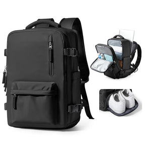 Mochila Expansiva 12 compartimentos - 29L Impermeável BellaJourney™ - uniescolhas