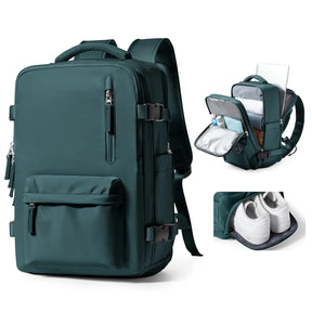 Mochila Expansiva 12 compartimentos - 29L Impermeável BellaJourney™ - uniescolhas