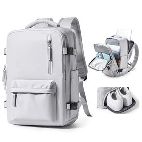 Mochila Expansiva 12 compartimentos - 29L Impermeável BellaJourney™ - uniescolhas
