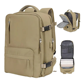 Mochila Expansiva 12 compartimentos - 29L Impermeável BellaJourney™ - uniescolhas