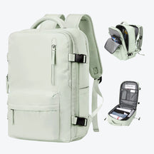 Mochila Expansiva 12 compartimentos - 29L Impermeável BellaJourney™ - uniescolhas