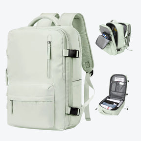 Mochila Expansiva 12 compartimentos - 29L Impermeável BellaJourney™ - uniescolhas