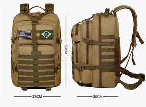 Mochila Tática 50L — Impermeável, Resistente e Estilosa Tactical Titan™ - uniescolhas