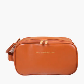 Nécessaire feminina grande Luxbag 3.0 em couro ecológico premium, exibindo seu design sofisticado e moderno, ideal para viagens e organização diária.