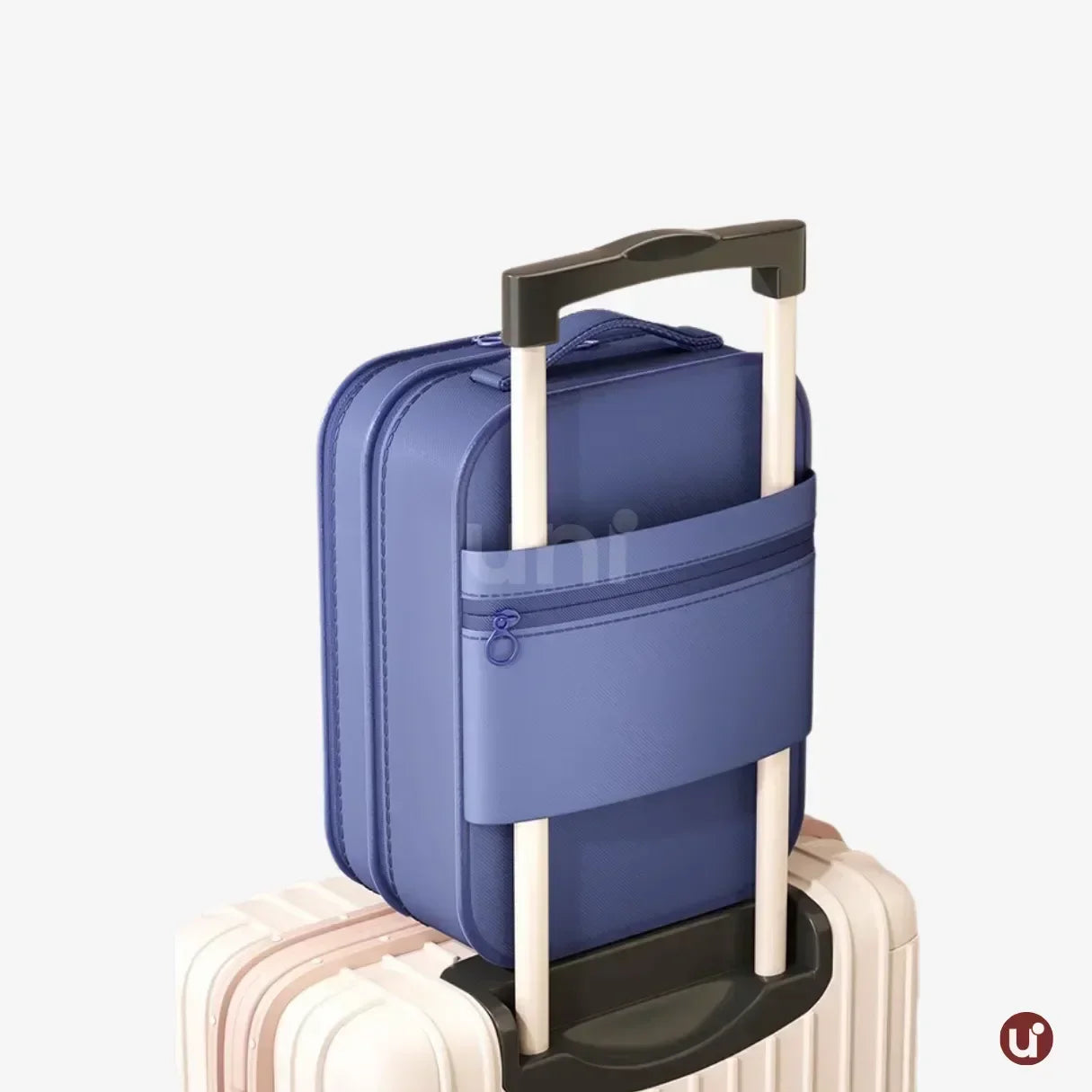 Organizador de sapatos de viagem impermeável da UniEscolhas, com design elegante em tecido Oxford premium, ideal para proteger calçados dentro da mala.
