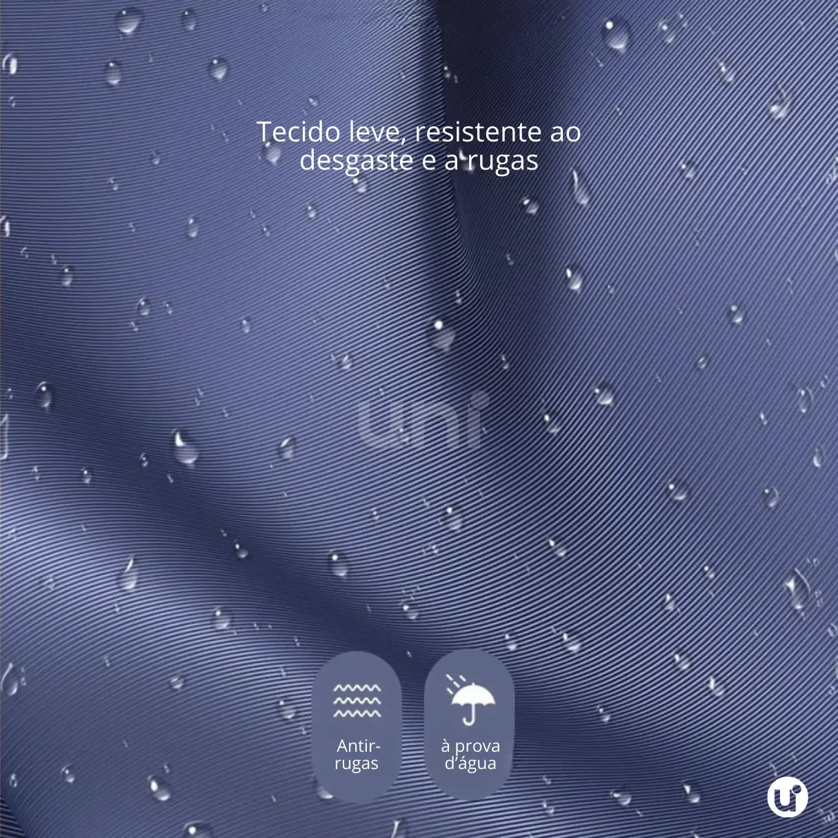 Organizador de sapatos de viagem impermeável da UniEscolhas, com design elegante em tecido Oxford premium, ideal para proteger calçados dentro da mala.