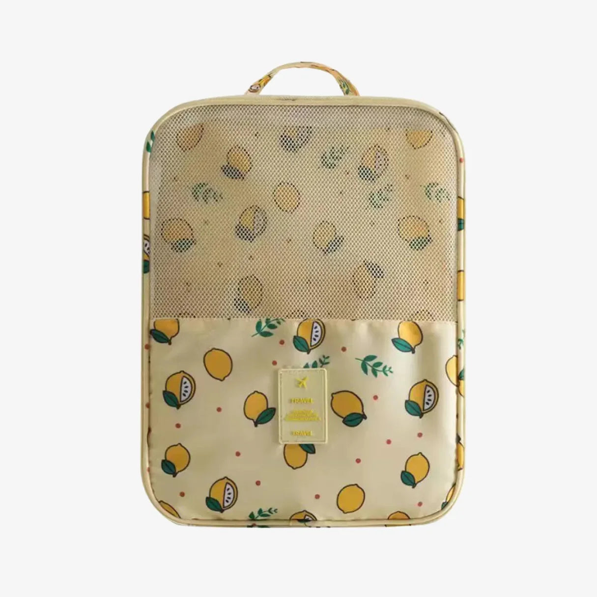 Organizador de sapatos de viagem impermeável da UniEscolhas, com design elegante em tecido Oxford premium, ideal para proteger calçados dentro da mala.