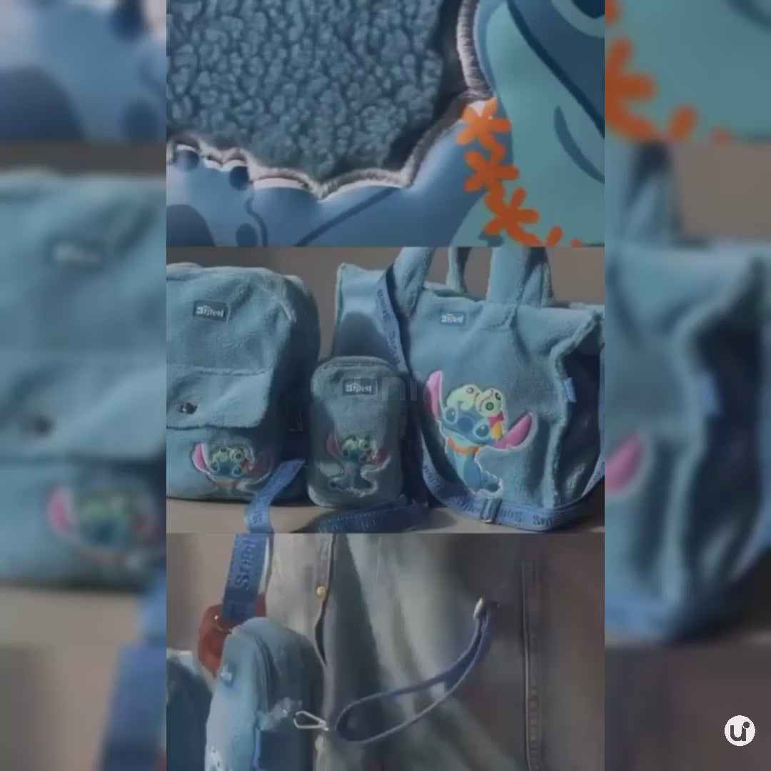 kit stitch bolsa mochila 