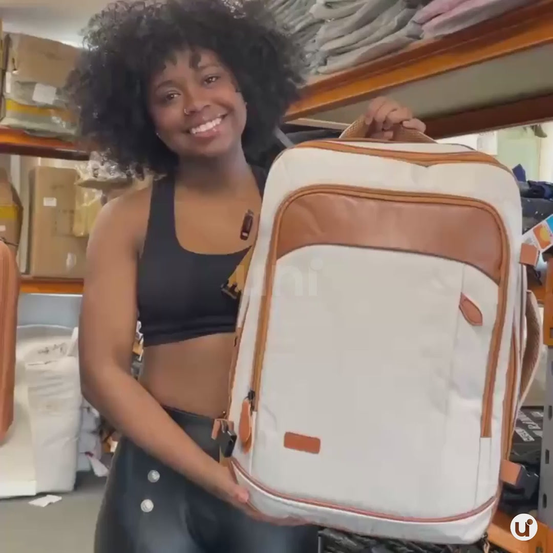 Kit Mala de Viagem — Mochila NovaTech™ + Mala de Bordo 10kg + 4 Necessaires GRÁTIS