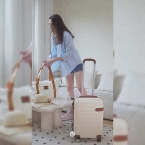 Kit Mala de Bordo 10kg Rodas Removíveis ANAC + Bolsa e Nécessaire