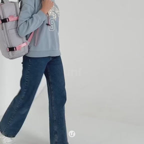 Mochila de Viagem Mala de Bordo Impermeável com Abertura 180° - RoyalViolet™