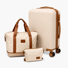 Kit Mala de Bordo 10kg Rodas Removíveis ANAC + Bolsa e Nécessaire